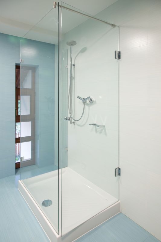 Walk-In Shower with Glass Doors